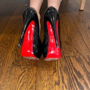 Peep 150 patent calf Christian louboutin shoes 6.5